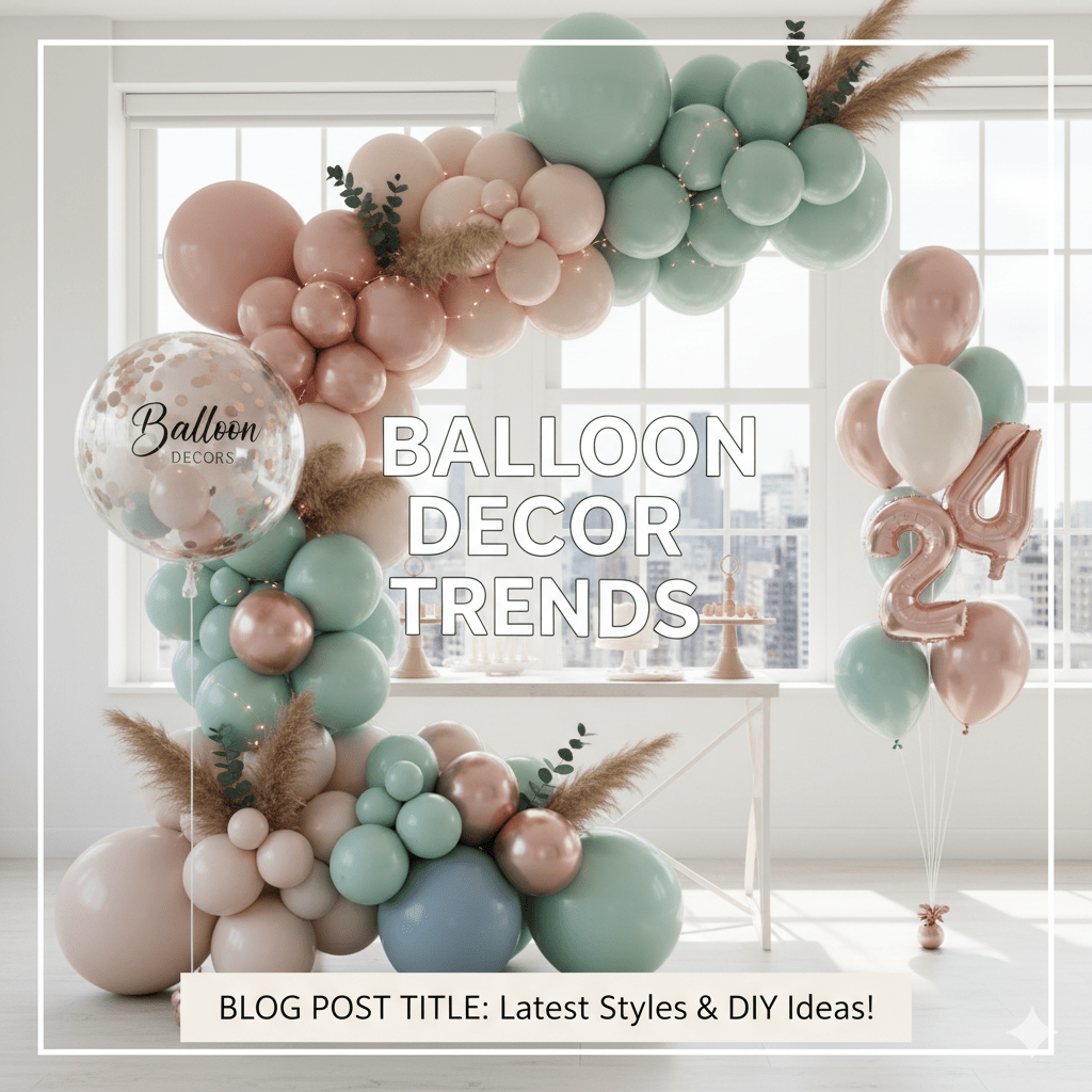 Aktuelle Trends 2025 in der Ballon-Dekoration - Ballonking.ch
