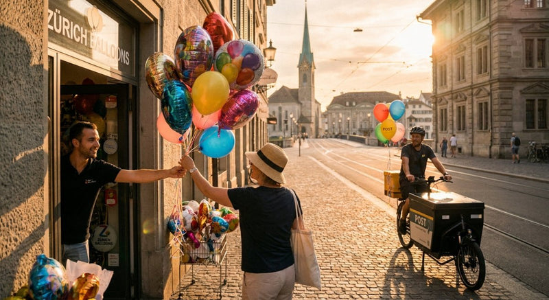 Ballon Zürich: Shop, Abholung oder Lieferung? - Ballonking.ch
