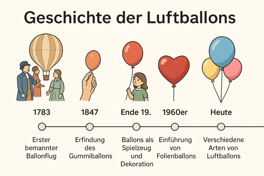 Was ist eigentlich die Geschichte der Luftballons? - Ballonking.ch