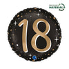 18 Geburtstag Ballon (mit Helium gefüllt)