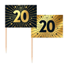 20. Geburtstag Fahnen Sticks