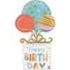 XL Cake / Cake Happy Birthday Balloon (filled with helium) 