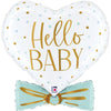 XXL Welcome Baby Boy balloon (filled with helium) 