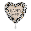 Tick ​​Tock it's Prosecco o'clock Happy Birthday Balloon (filled with helium) 