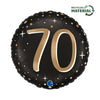70 Geburtstag Ballon (mit Helium gefüllt)