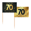 70. Geburtstag Fahnen Sticks