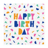 18 serviettes d'anniversaire or 