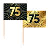 75. Geburtstag Fahnen Sticks