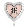 16 alles Gute zum Geburtstag Ballon (mit Helium gefüllt)