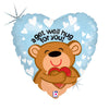 a get well hug for you Ballon (mit Helium gefüllt) (Copy)