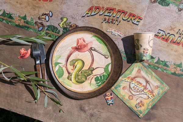 Adventure Party Papier Teller - Teller