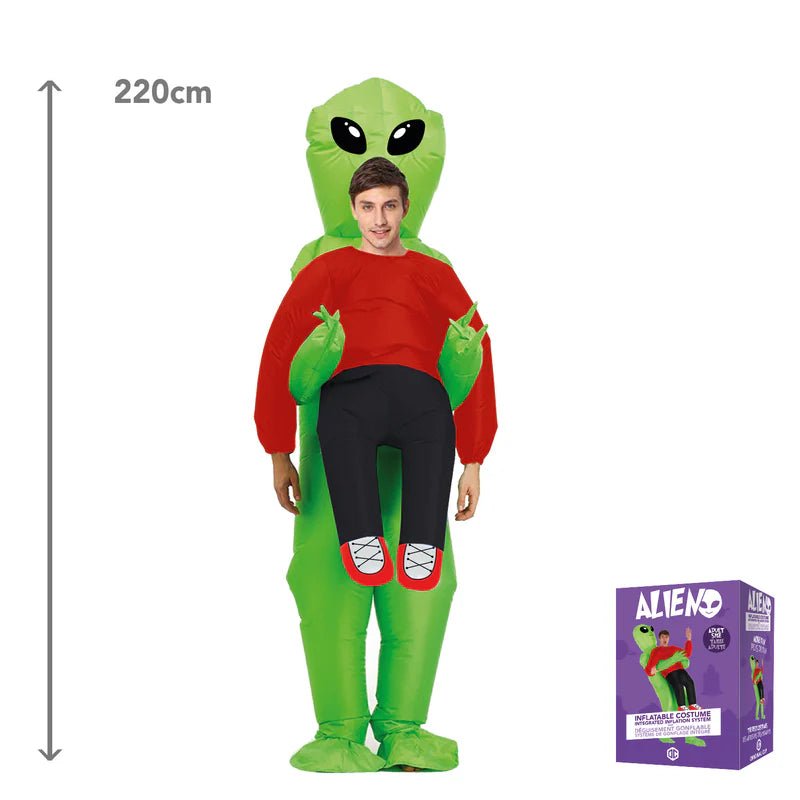 Aufblasbares Alien Kostüm - Kostüme