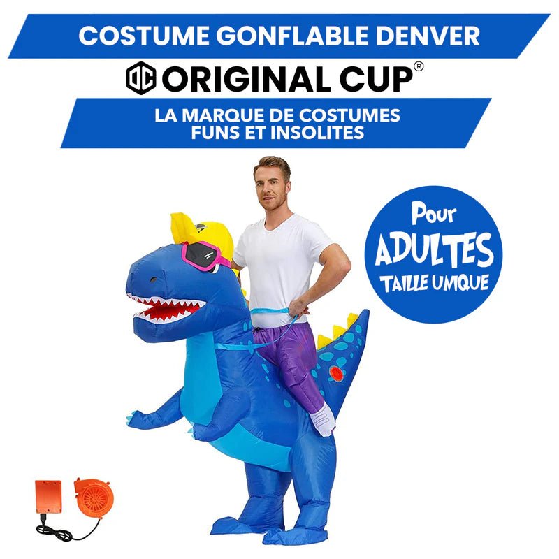 Aufblasbares Denver Dinosaurier Kostüm - Kostüme