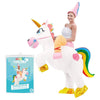 Aufblasbares Einhorn Kostüm