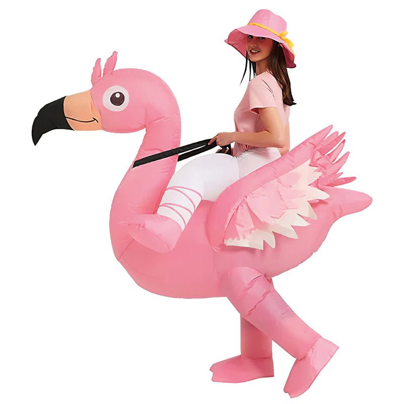 Aufblasbares Flamingo Kostüm - Kostüme