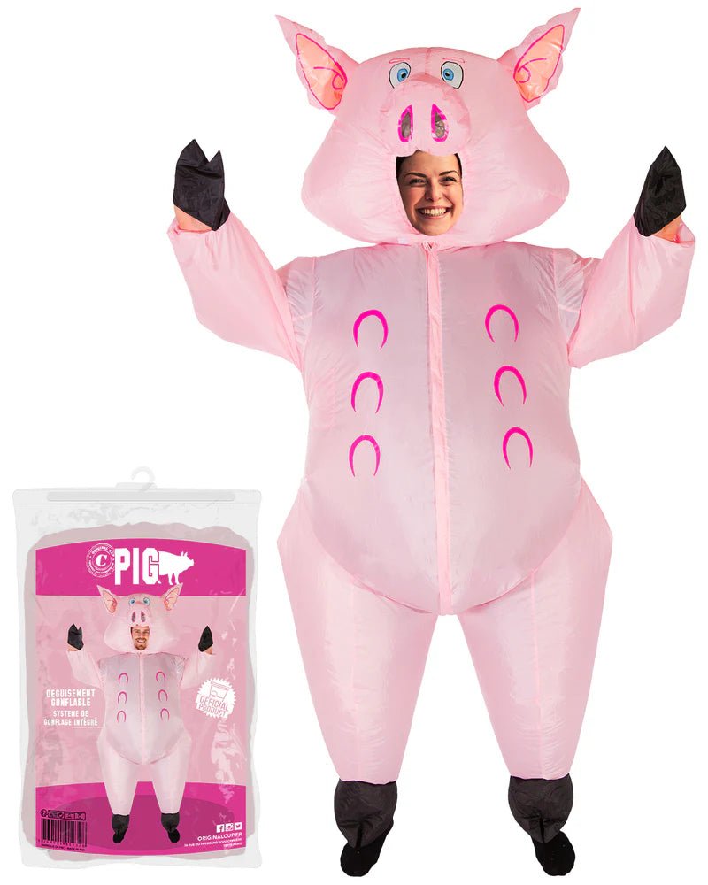Aufblasbares Schwein Kostüm - Kostüme
