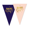 Baby Boy? Baby Girl? Wimpelkette - Girlande
