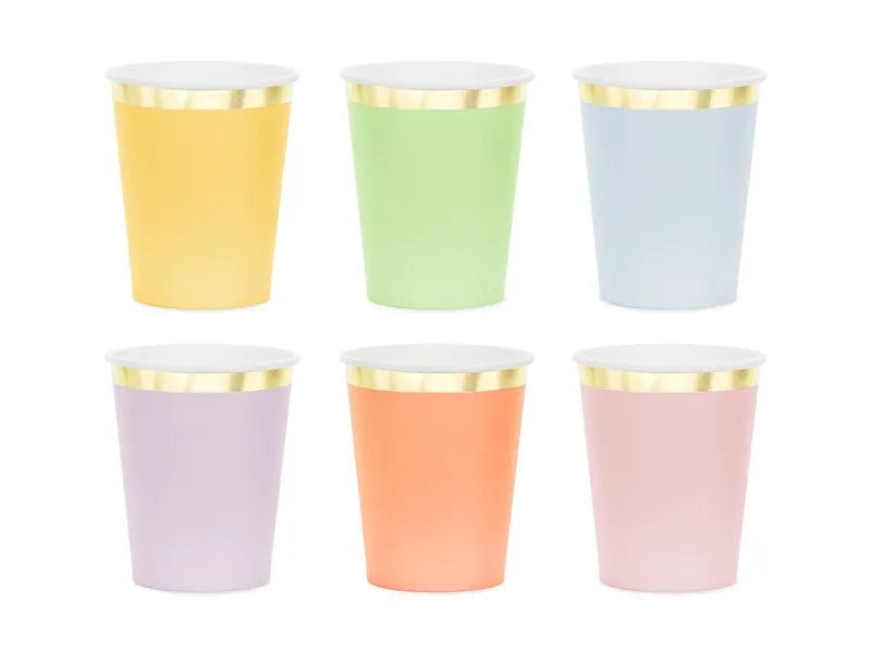 Becher sechs Farben - Becher