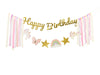 Happy Birthday Banner Einhörner Unicorn