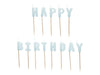 Happy Birthday Geburtstagskerzen blau