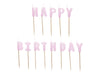 Happy Birthday Geburtstagskerzen pink