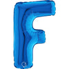 Buchstaben Ballon blau F