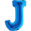 Buchstaben Ballon blau J