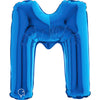 Buchstaben Ballon blau M