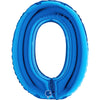 Buchstaben Ballon blau O