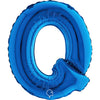 Buchstaben Ballon blau Q