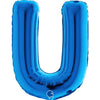 Buchstaben Ballon blau U