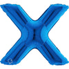 Buchstaben Ballon blau X