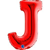 Buchstaben Ballon rot J