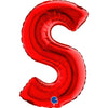 Buchstaben Ballon rot S