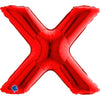 Buchstaben Ballon rot X