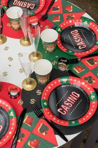 Casino Party Papier Teller - Teller