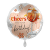 Cheers It's your Birthday Ballon (mit Helium gefüllt)