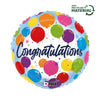 Congratulations Ballon (mit Helium gefüllt)