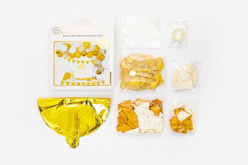 Deko Kit Gołd Girlande Set - Ballon Set
