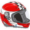 Formel 1 Helm Ballon (mit Helium gefüllt)