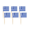 Mini bâtons de drapeau de Grèce