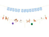 Happy Birthday banner garland color mix 