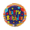 Happy Birthday Party Ballon (mit Helium gefüllt)