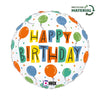 Ballon joyeux anniversaire (rempli d'hélium) 