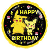 Happy Birthday Pikachu - Pokemon Ballon (mit Helium gefüllt)