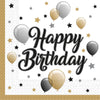 Happy Birthday Servietten Milestone