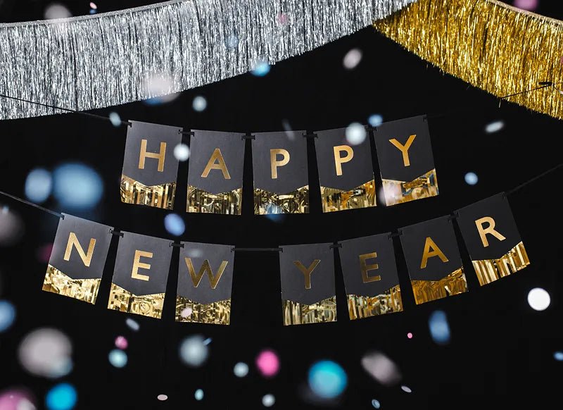 Happy New Year Banner - Zubehör