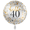 Ballon joyeux anniversaire (rempli d'hélium) 