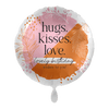 hugs kisses love - lovely birthday wishes to you ! Ballon (mit Helium gefüllt)