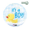 It's a Boy Quietscheente Ballon (mit Helium gefüllt)